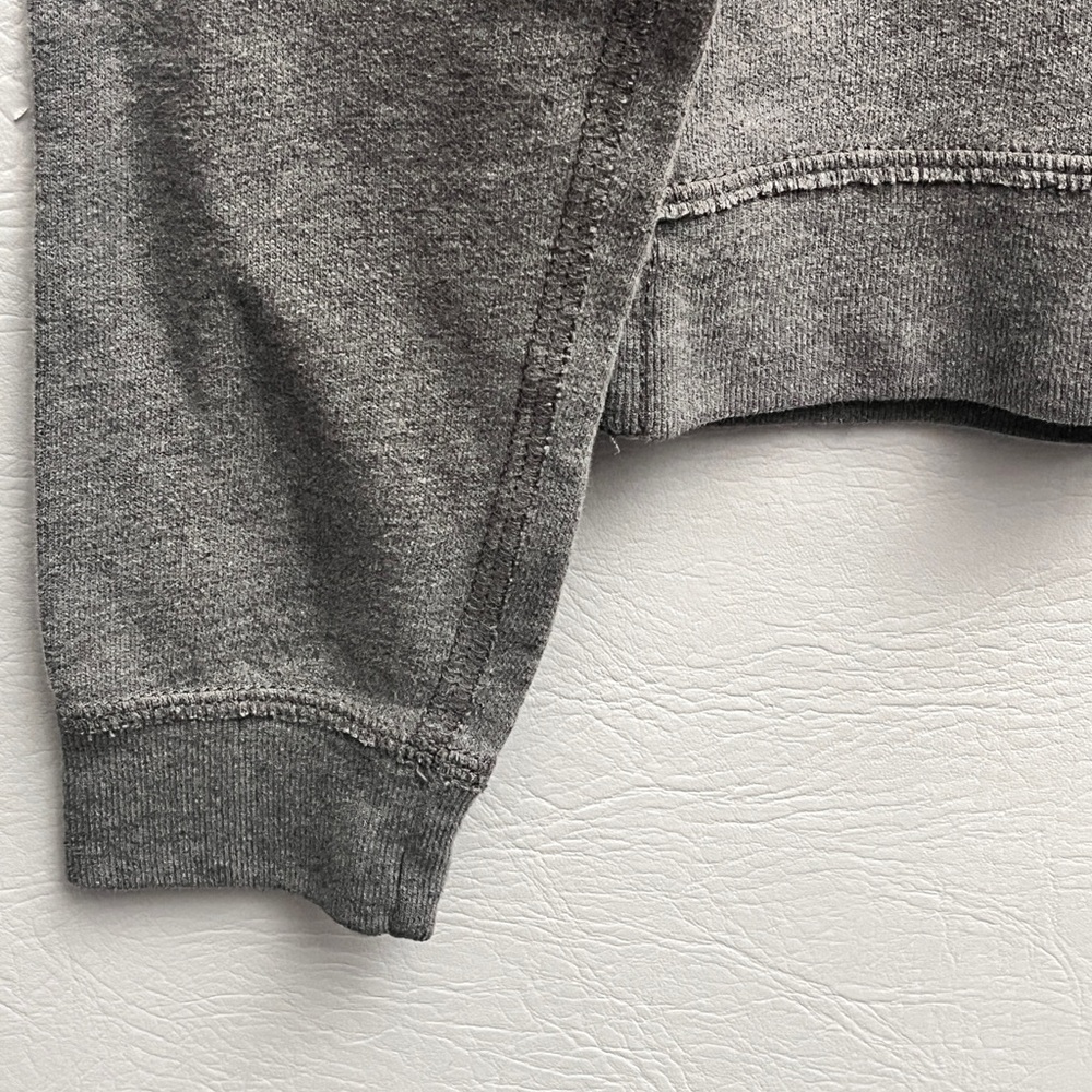 Hollister Vintage Y2K California Gray Off Shoulder Sweatshirt Small - Picture 4 of 8